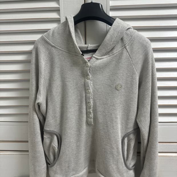 오피쉬 와플후디 오트밀 