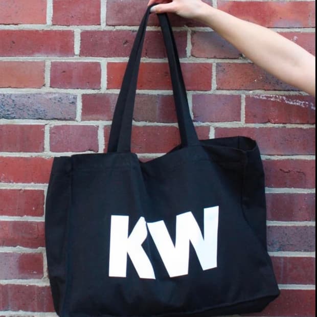 Kw 토트백 블랙 새상품