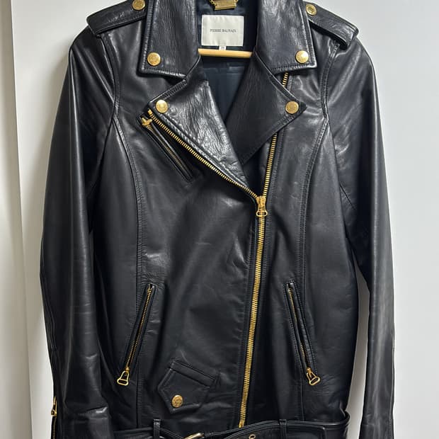 피에르 발망 라이더 자켓 금장 