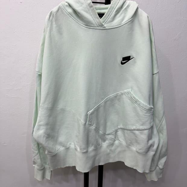 정품) 나이키 여성 오버핏 스우시 후드티 S