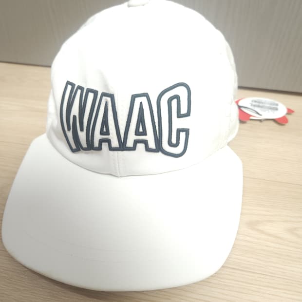 새상품] WAAC 화이트 볼캡모자