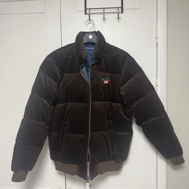 폴로 스포츠 코듀로이 패딩