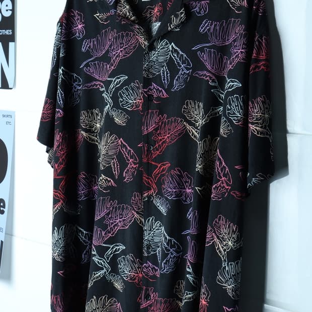 (2XL-3XL) 브랜드빈티지 반팔셔츠 남방 USA 하와이안-H33086
