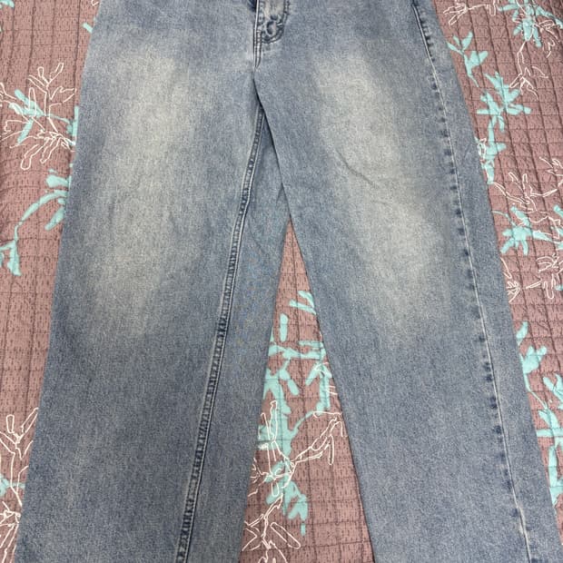 디스이즈네버댓 릭렉스드 데님팬츠 연청 s