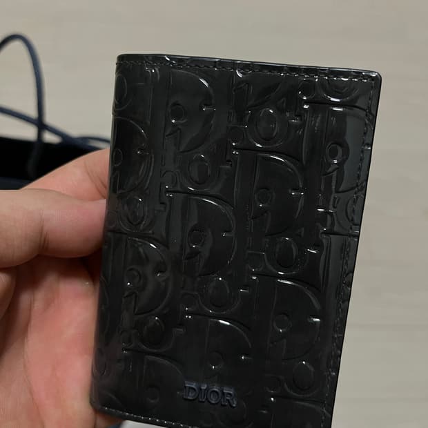 디올 오블리크 오거나이저 카드지갑