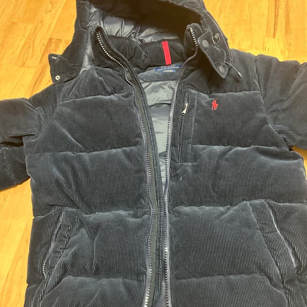 폴로 랄프로렌 코듀로이 패딩