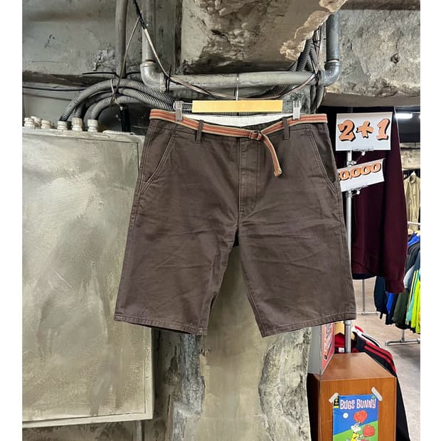 리바이스 하프 팬츠 브라운 36 #csz3556