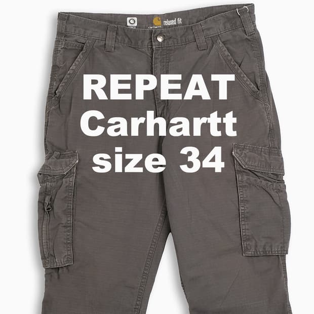 빈티지 칼하츠 카고 워크 팬츠 34 인치 CH1483401