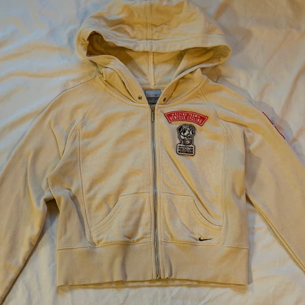 나이키 크롭 레어 후드집업