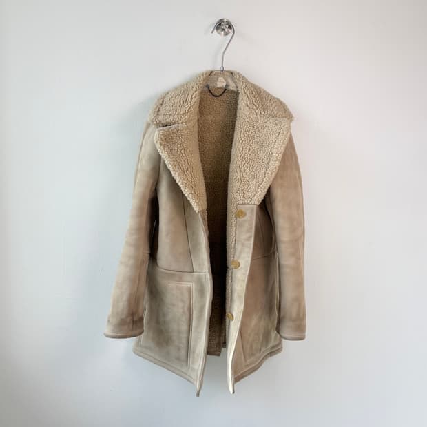 마틴 마르지엘라 H&M 인사이드 아웃 무스탕 자켓