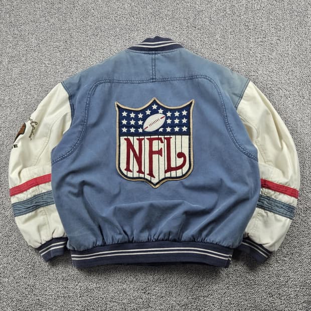 MIRAGE NFL 배색 봄버 바시티 자켓 ( L ) / 9925