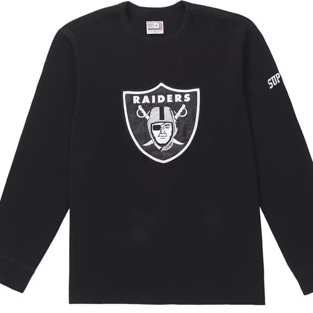 SupremeXNFL long 와플 써멀 XL