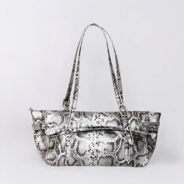 보일테일 프레자 백 (PYTHON SILVER)