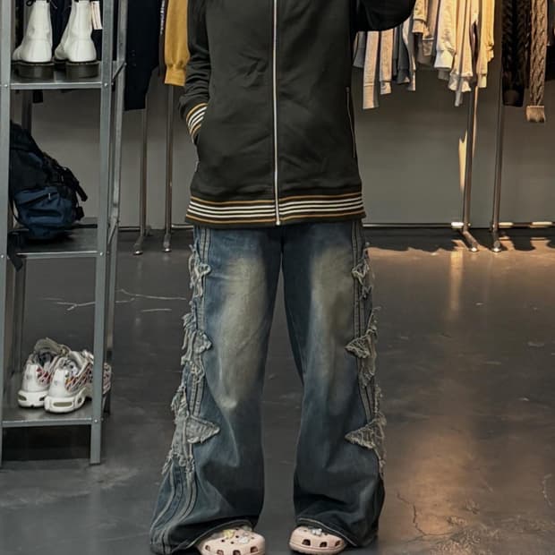 버버리 블랙라벨 트랙탑 져지 A2958