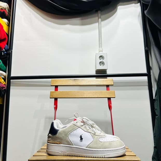 UK11) 285 폴로 운동화 남성 남자 신발 마스터즈 코트 레더