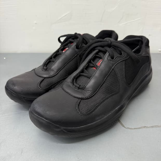 프라다 아메라카컵 블랙 uk 8 275-80