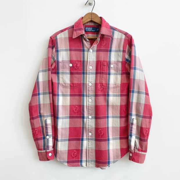 폴로 앵커 플란넬 워크 셔츠