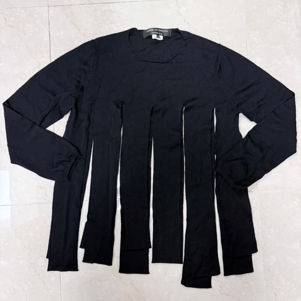 Comme des garcons homme plus fringe knit