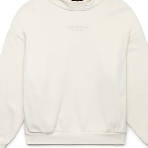 에센셜 fear of god 아이보리색 후드티