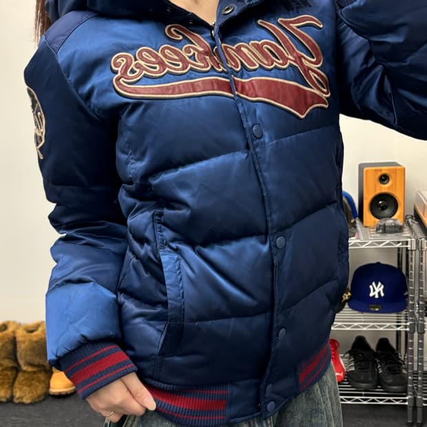 MLB 00s 뉴욕 양키즈 올드스쿨 패딩 점퍼