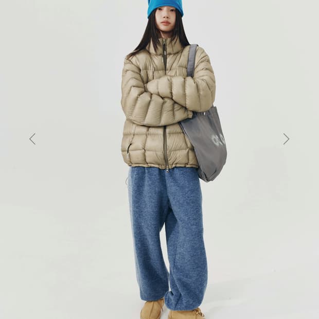 [1] 999휴머니티 라이스 구스 다운 패딩 푸퍼 카키