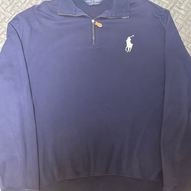 폴로 빅포니 반집업 맨투맨