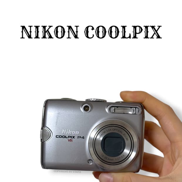 니콘 쿨픽스 P4(coolpix p4) 빈티지 디지털 카메라 디카