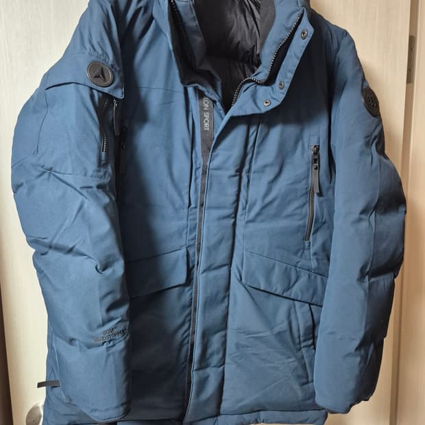 코오롱 안타티카 구스다운 패딩 고어텍스 점퍼 100