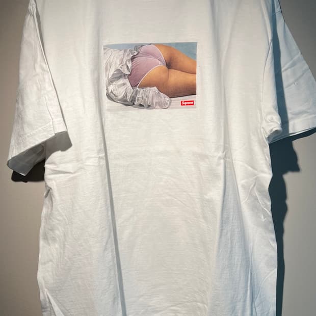 SUPREME 슈프림 화이트 티셔츠 XL