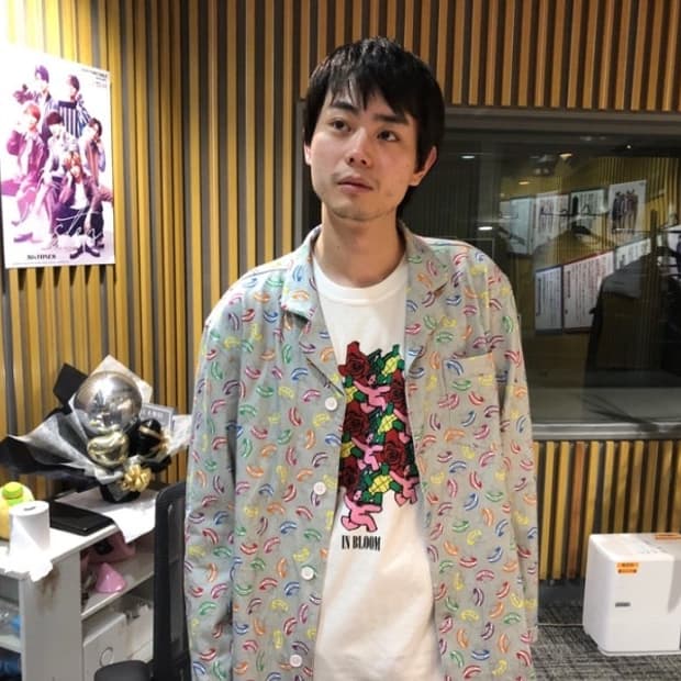 [L] 스다마사키 올나이트 닛폰 파자마 패턴셔츠 굿즈