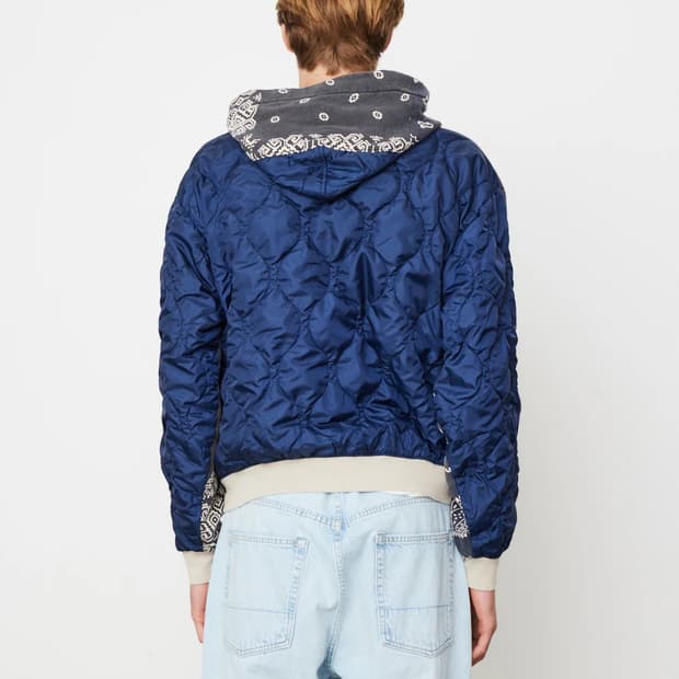 [4]캐피탈 비부악 반다나 후드집업 블루종 블랙