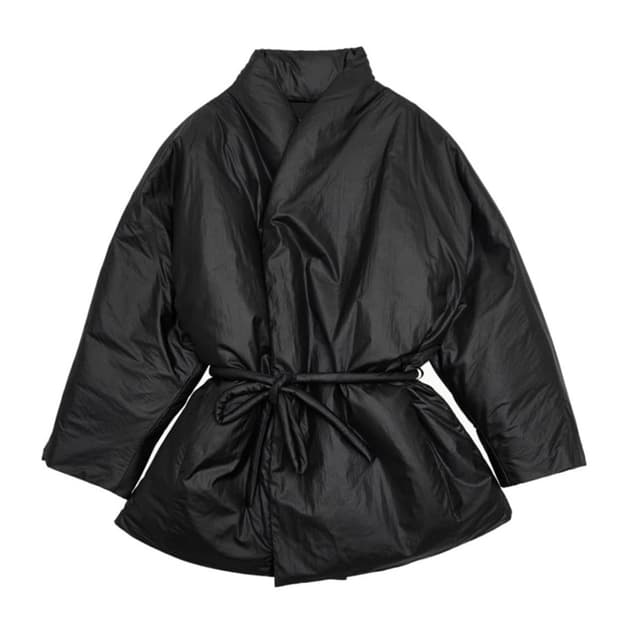 아모멘토 DUVET SHAWL PUFFER 푸퍼 패딩 제니 패딩 