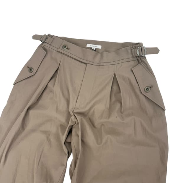 사야토모 코튼 나일론 밀리터리 팬츠