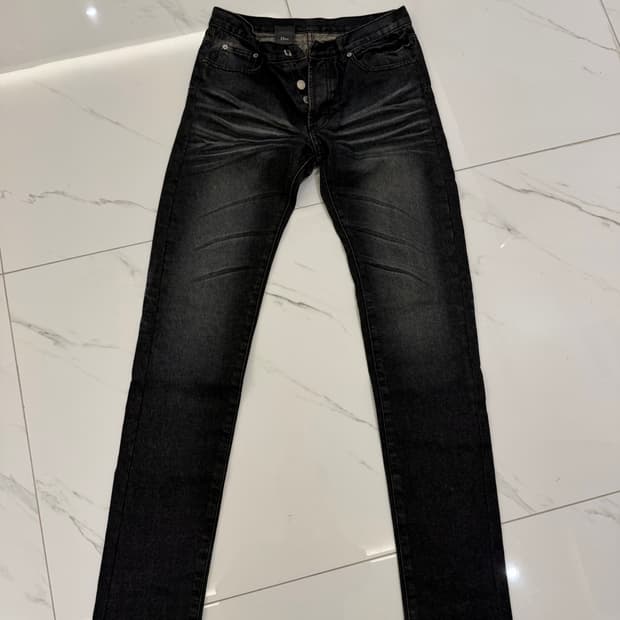 디올옴므 블랙데님 