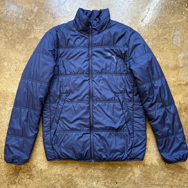 푸마 puma 네이비 패딩