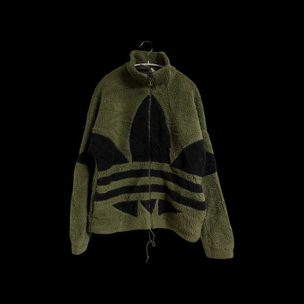 아디다스 오리지널스 빅 트레포일 셰르파 재킷