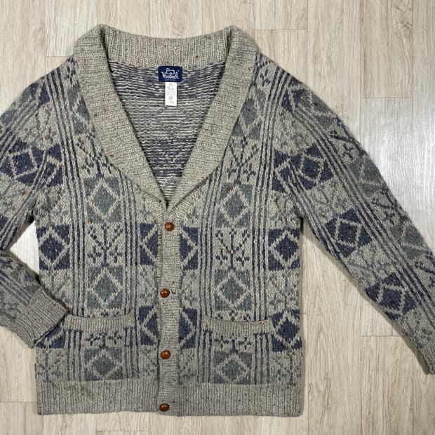 105~110) 80's 울리치 나바호 숄카라 가디건
