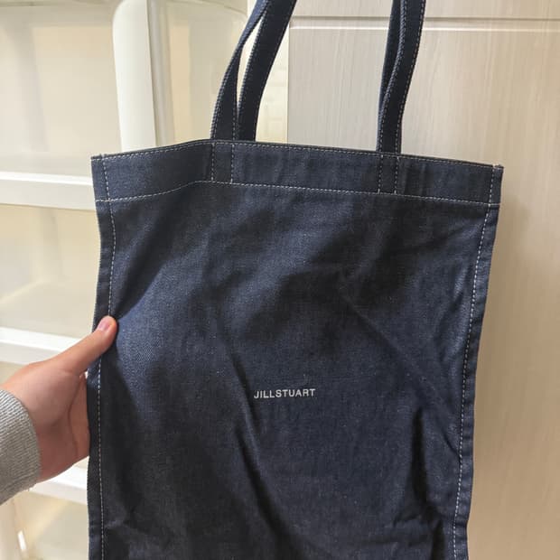 질스튜어트 데님 토트백