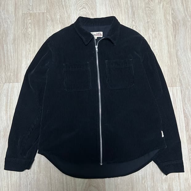 스투시 코듀로이 집 업