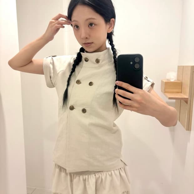 사파리스팟 린넨 하프 셔츠
