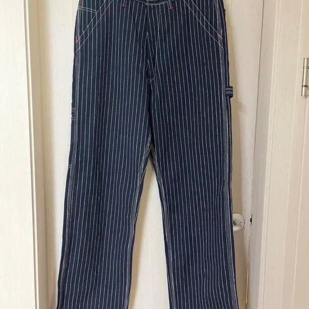 <신품 / made in Japan> 웨어하우스 스트라이프 데님 진 33