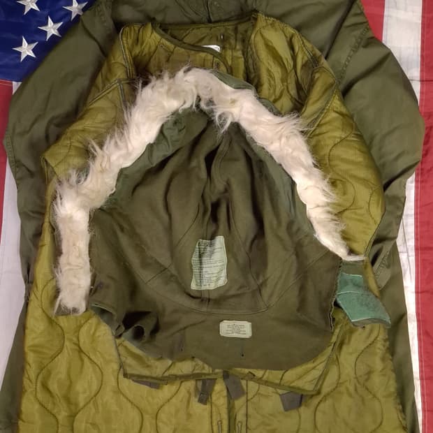 오리지날 미군 M-65 개파카 스몰사이즈 풀셋트