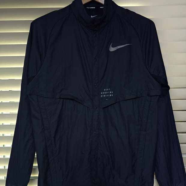 나이키 런닝 디비전 바람막이 자켓 블랙 L(100)