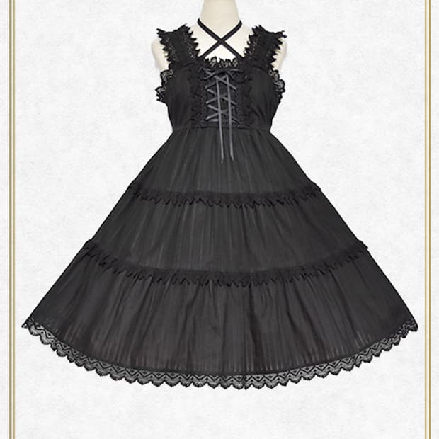 베이비 더 스타 샤인브라이트 3단 티어드 카라미 jsk 로리타양복 로리타