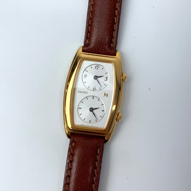 seiko 세이코 듀얼 타임 쿼츠 시계