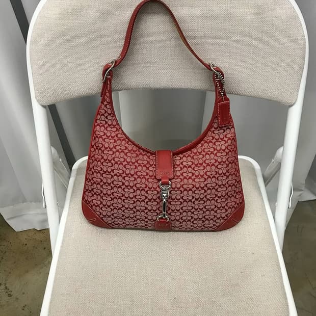 코치 버클 호보백 가방