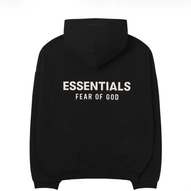24FW 피오갓 에센셜 후드 블랙 M
