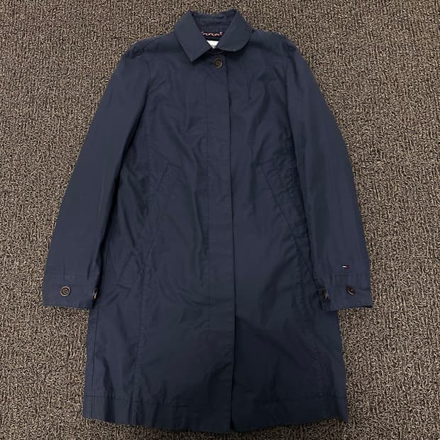 타미힐피거 여성 트렌치코트 네이비 XS