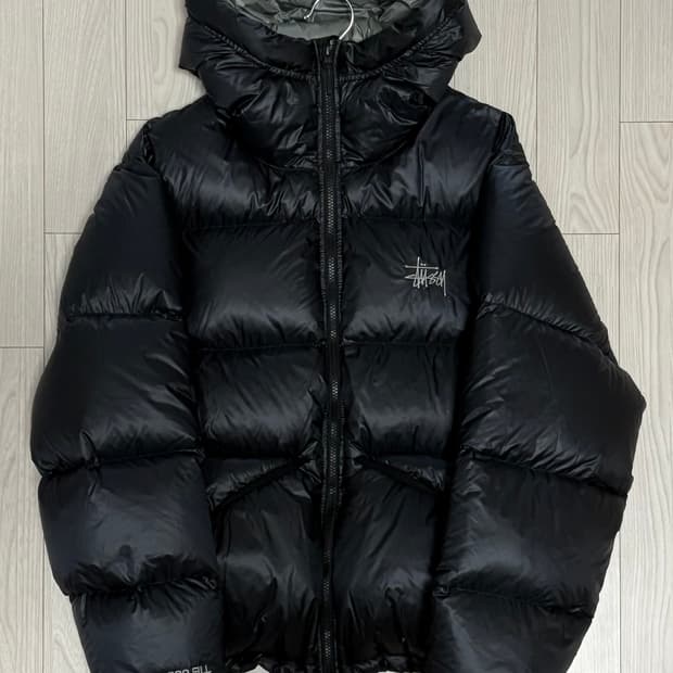 스투시 마이크로 립스탑 팬텀 블랙 M