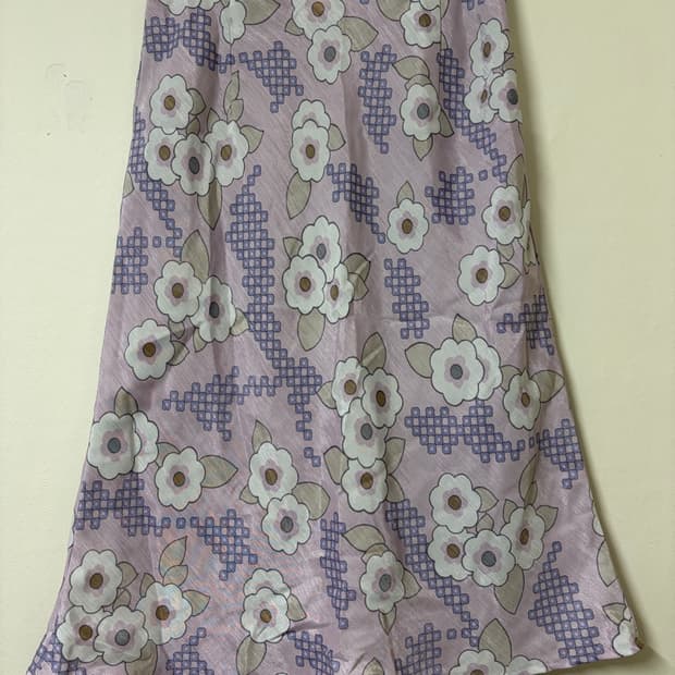 빈티지 플라워 스커트